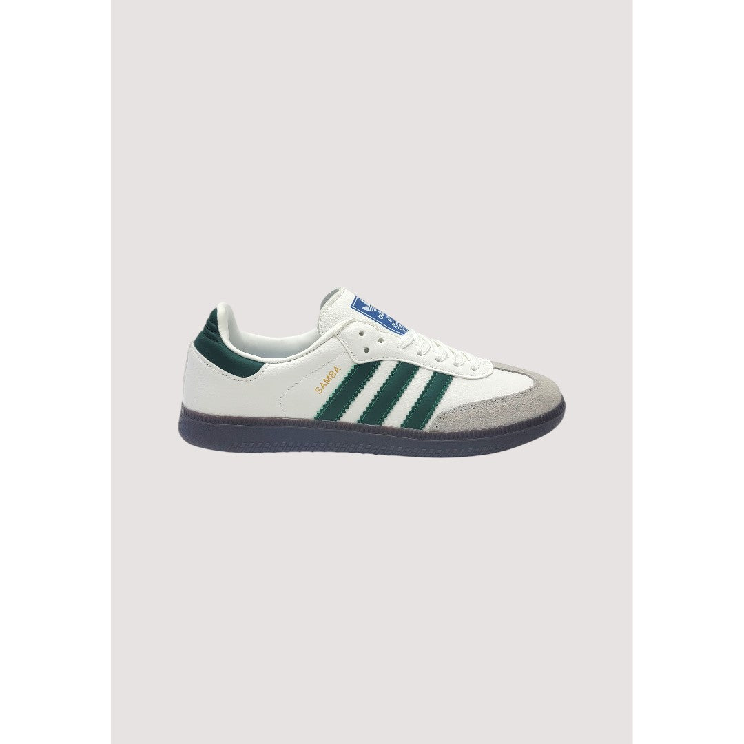 ADI SAMBA OG MENS/WOMEN CLOUD WHITE-GREEN SHOES