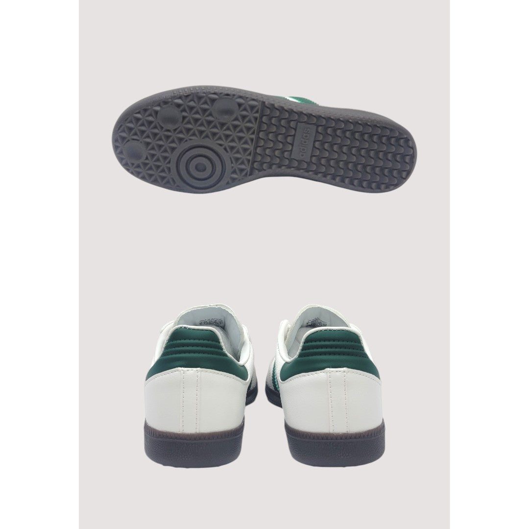 ADI SAMBA OG MENS/WOMEN CLOUD WHITE-GREEN SHOES