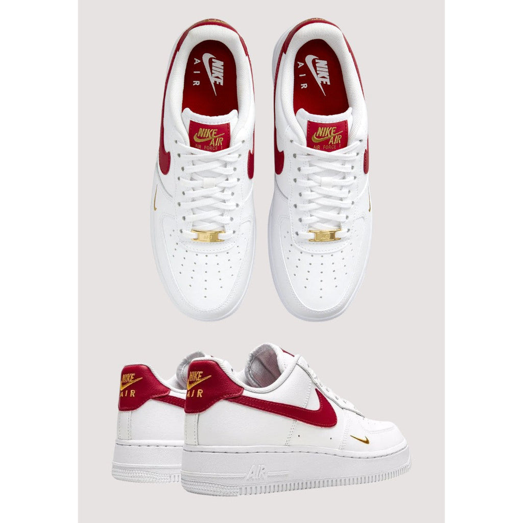 NK AIR FORCE 1 LOW WHITE-RED SHOES