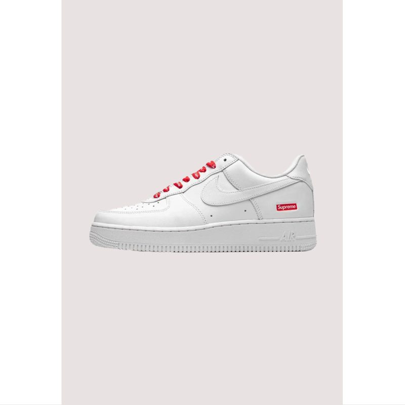 NK X SUPREME AIR FORCE 1 LOW – WHITE / RED