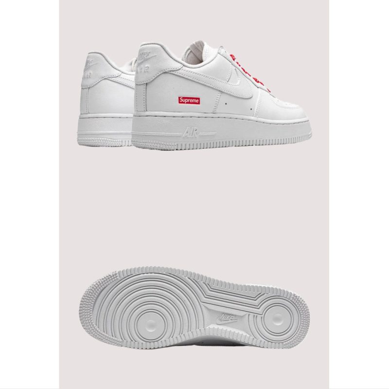 NK X SUPREME AIR FORCE 1 LOW – WHITE / RED
