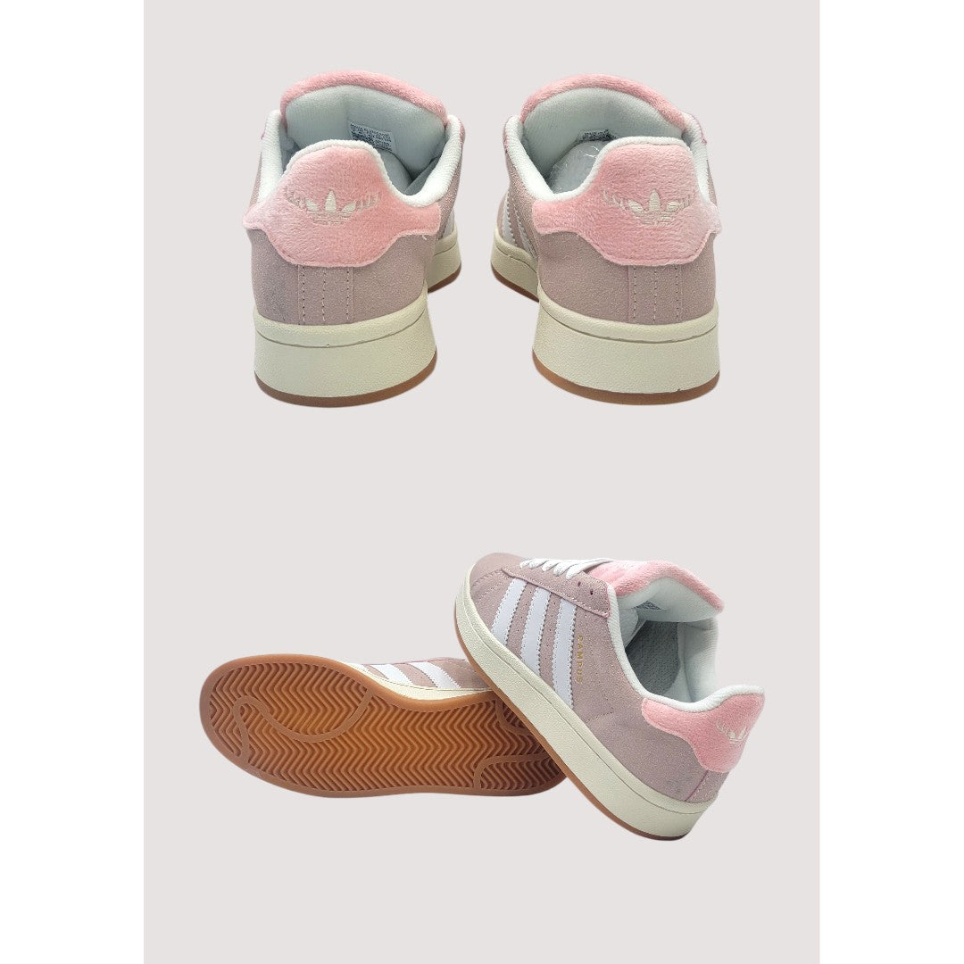 ADIS CAMPUS 00S PINK WHITE STRIPE WOMEN SHOES