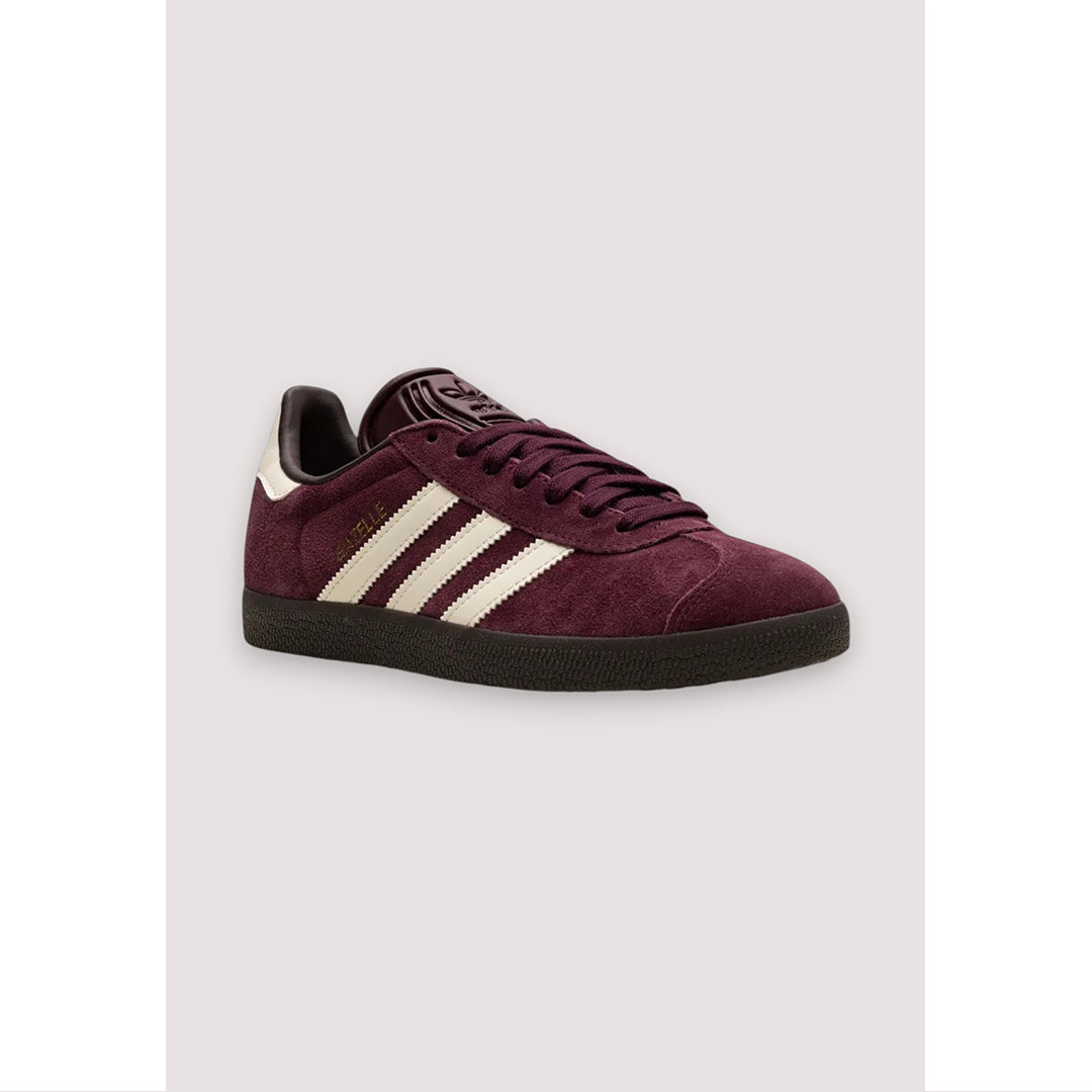 ADAS GAZELLE MAROON BURGUNDY SHOES MENS/WOMEN