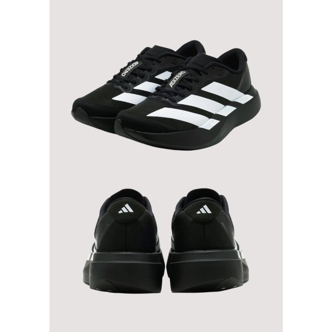ADIZERO EVO SL BLACK MEDICATED LIGHTWEIGHT SHOES MENS