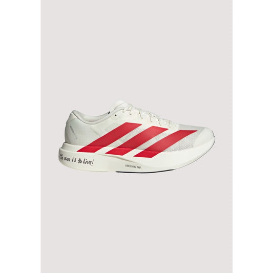 ADIZERO EVO SL GREY RED MEDICATED LIGHTWEIGHT SHOES MENS