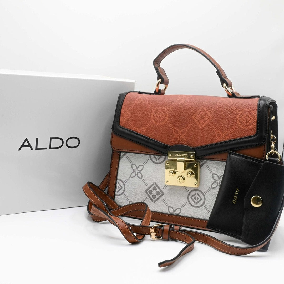 AO EMALINE MONOGRAM TOP HANDLE BAG