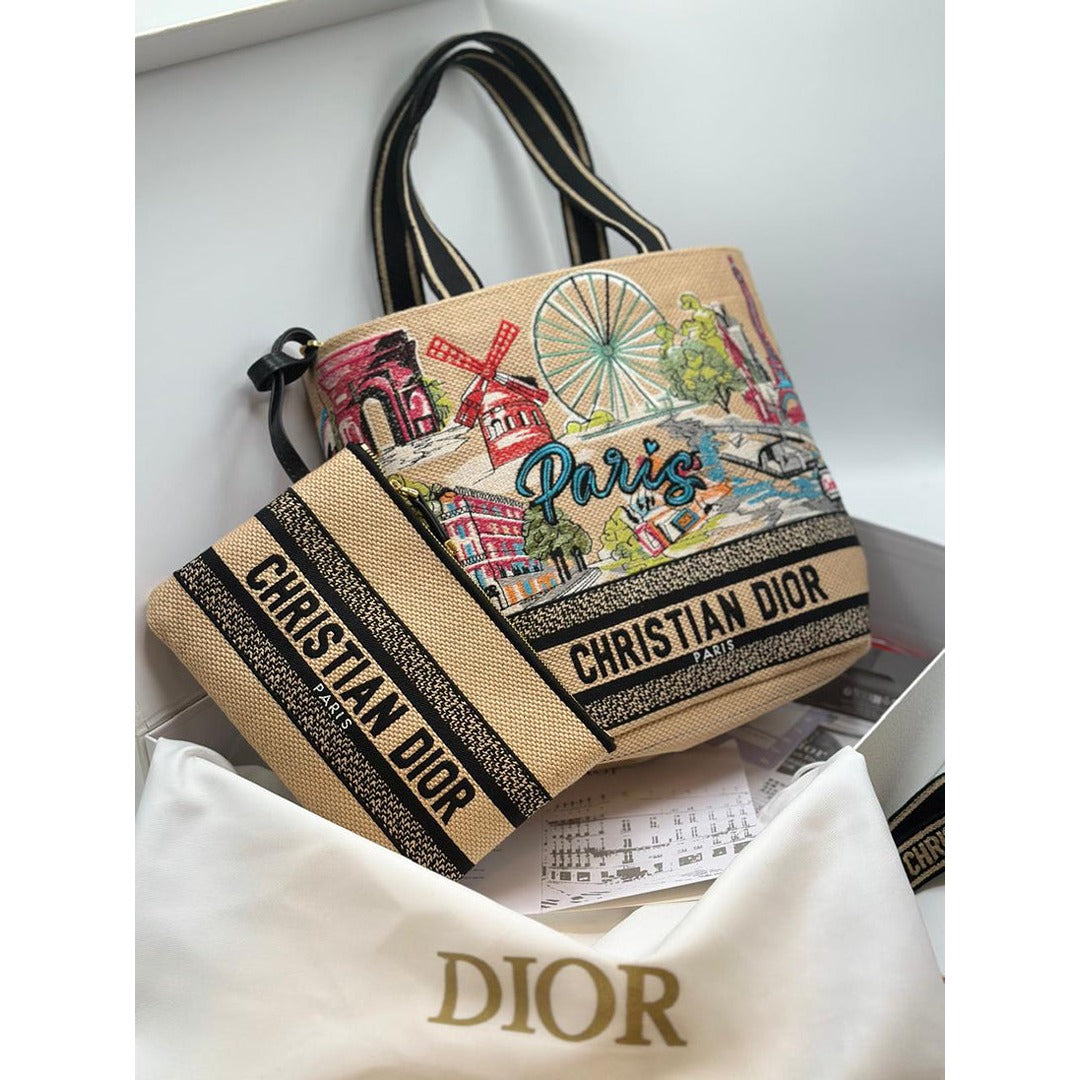 CHRIN DR TOTE BAG PARIS BEIGE