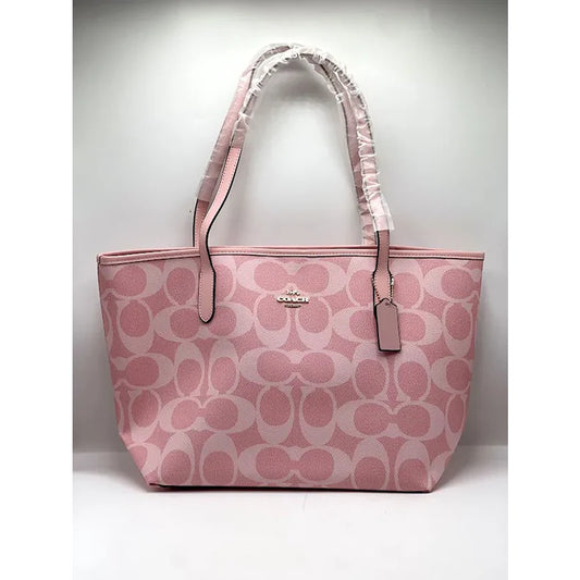 COH CITY POWDER PINK TOTE BAG