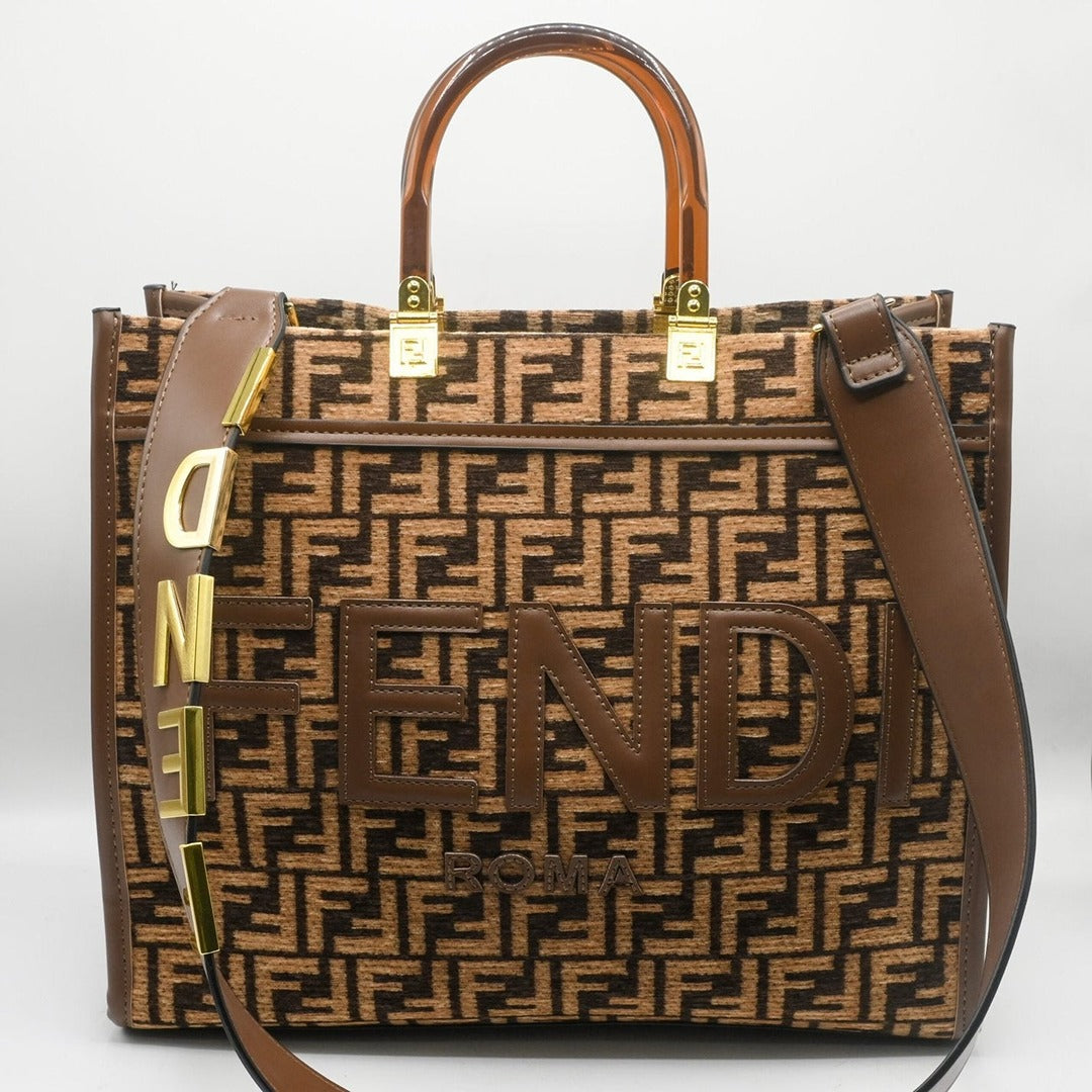 FDI ROMA MEDIUM TOTE HANDBAG
