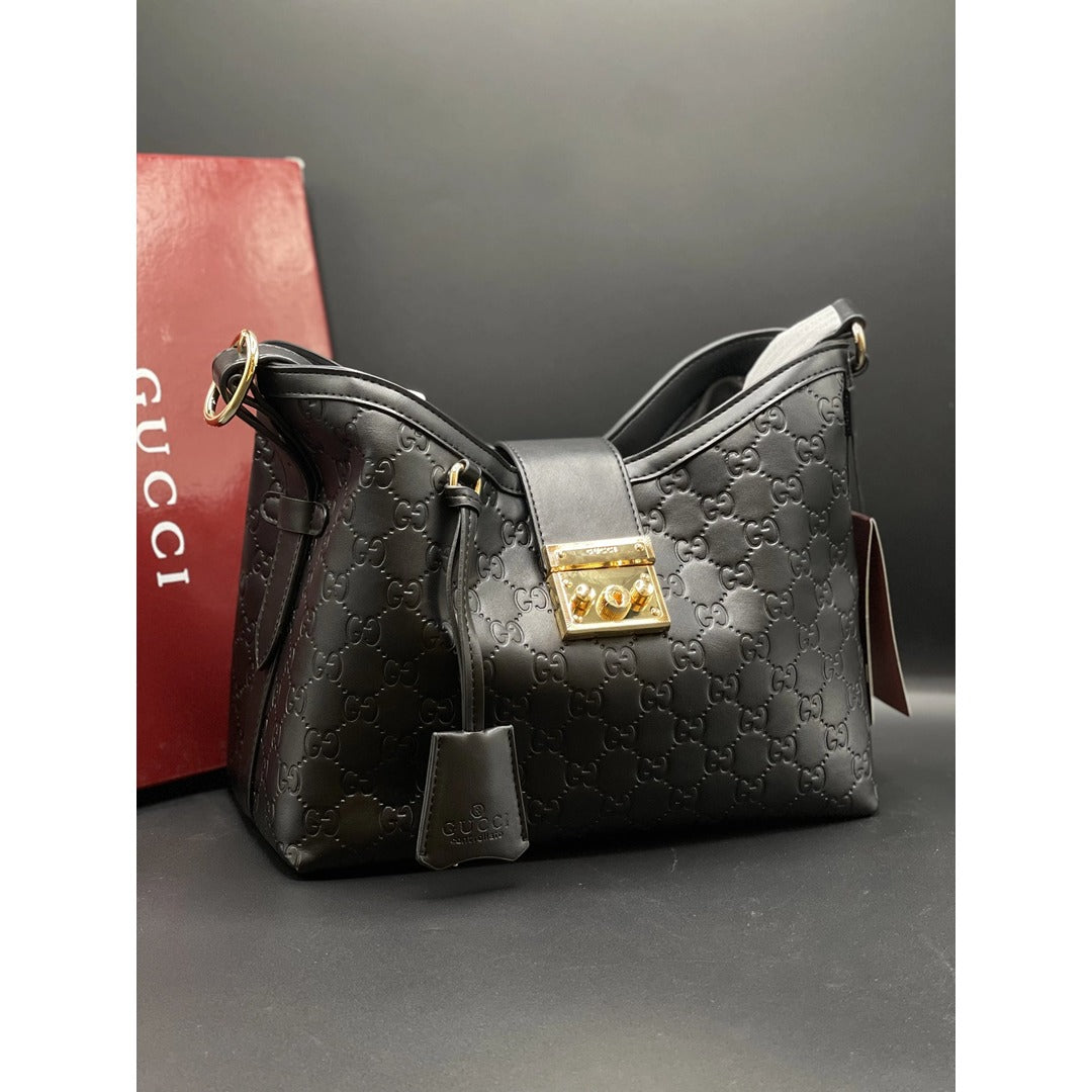 GCI PADLOCK GG MEDIUM SHOULDER BAG