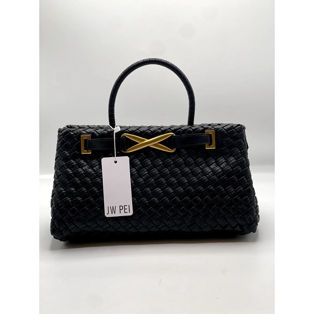 JW PI ELORA WOVEN TOTE HANDBAG