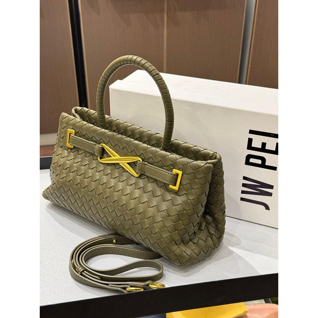 JW PI ELORA WOVEN TOTE HANDBAG