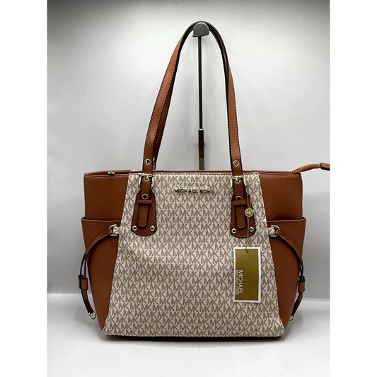 MIEL KORS VOYAGER TOTE MK SIGNATURE BAG
