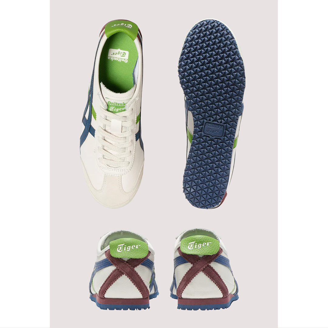 ONITSUKA TIGER MEXICO 66 CREAM MAKO BLUE GREEN MAROON