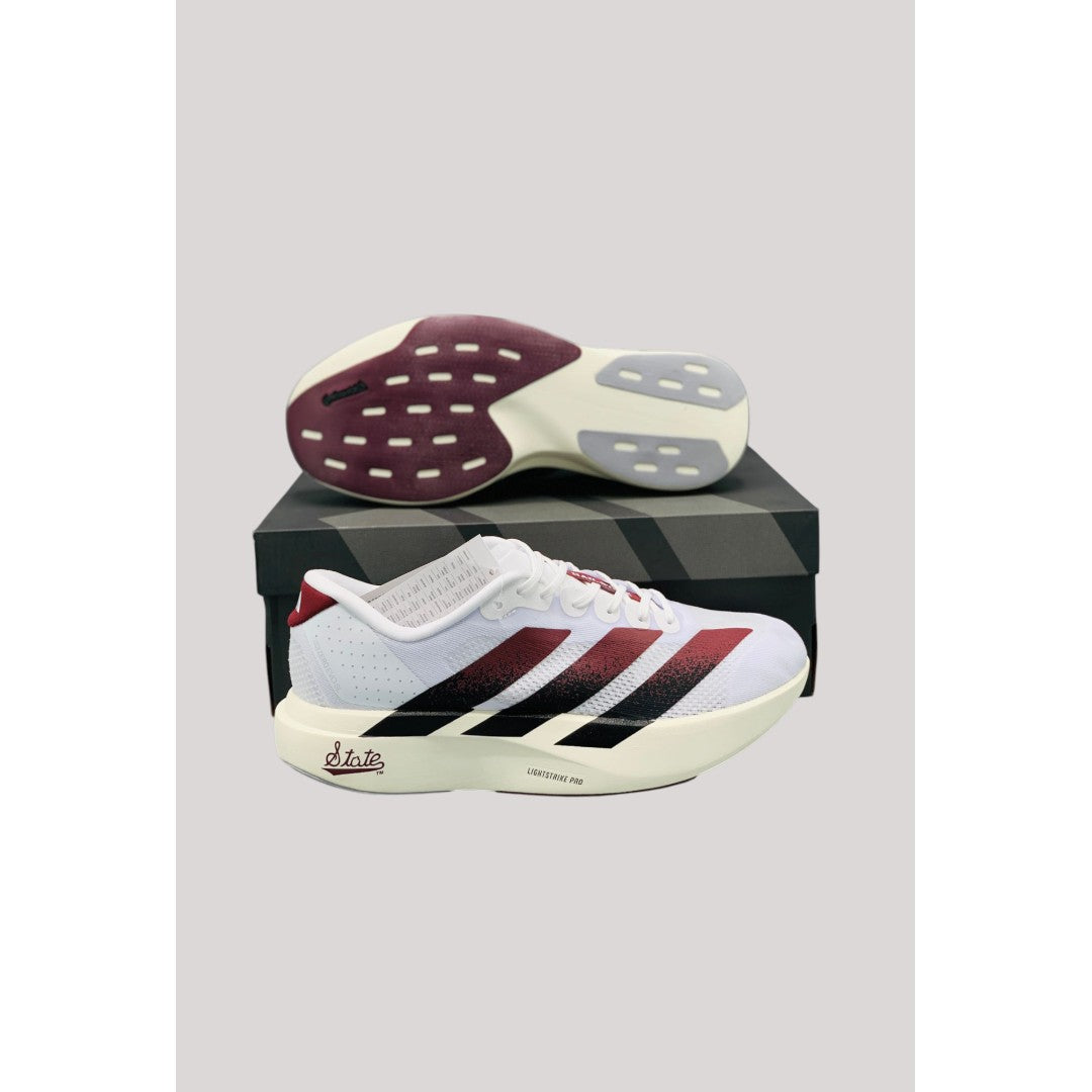 ADIZERO EVO SL PURPLE GREY MEDICATED LIGHTWEIGHT SHOES MENS
