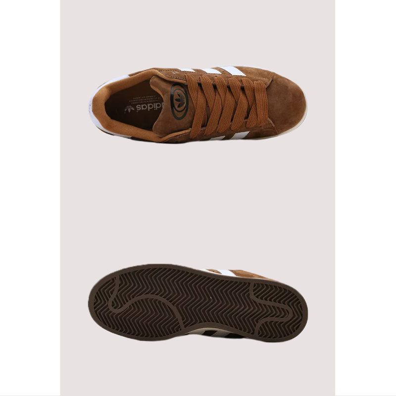 ADIS CAMPUS 00S DARK BROWN WHITE STRIPE