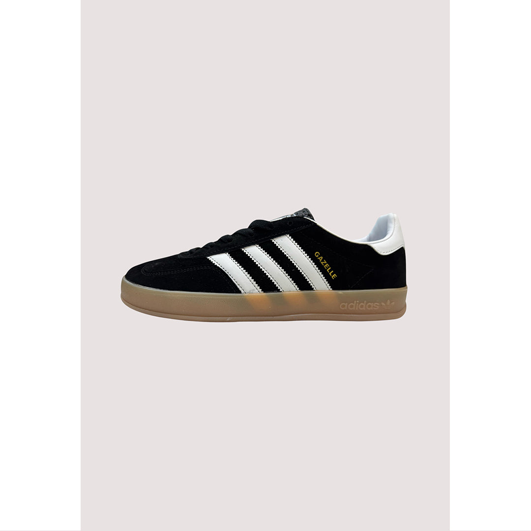 ADIS GAZELLE INDOOR BLACK WHITE GUM SOLE