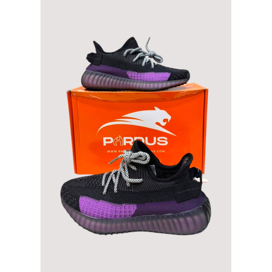 PARDUS YEEZY BOOST BLACK PURPLE WOMEN