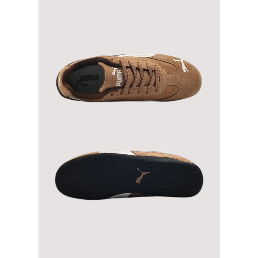PMA SPEED CAT LIGHT BROWN WHITE MENS/WOMEN