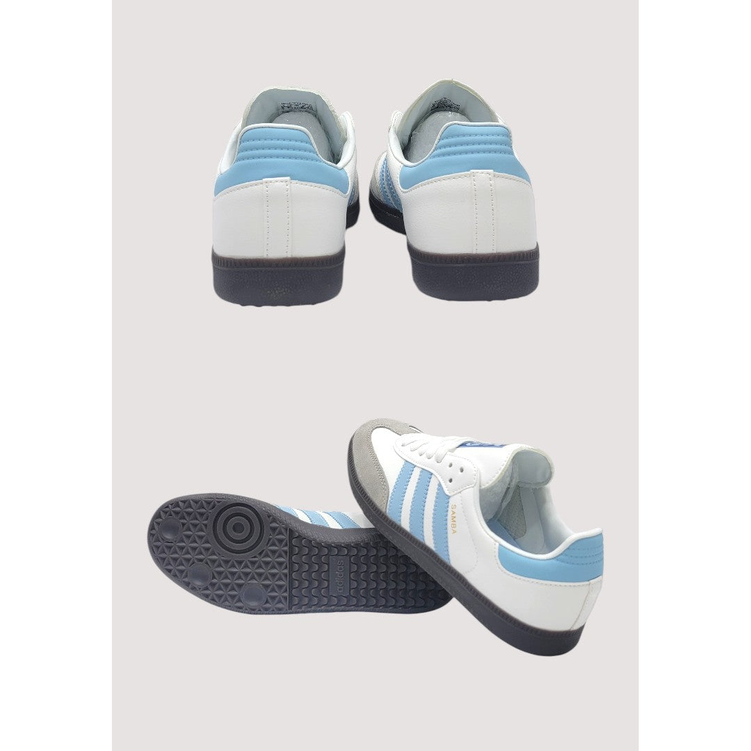 ADIS SKY BLUE-WHITE SAMBA OG SHOES MENS/WOMEN