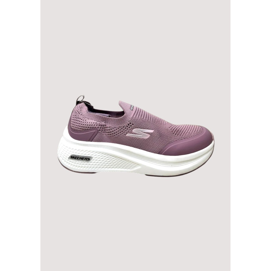 SKECHERS PINK-WHITE SLIP ON WOMEN SHOES