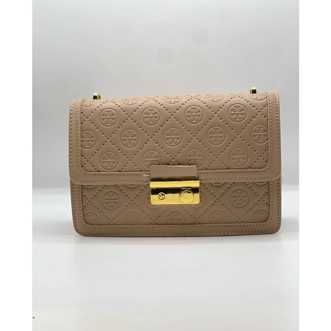 TY BCH T MONOGRAM SHOULDER BAG