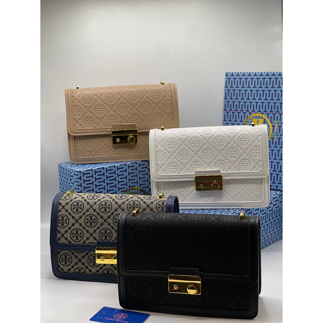 TY BCH T MONOGRAM SHOULDER BAG