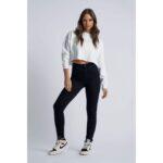 Abrand Black High Rise Skinny Jeans