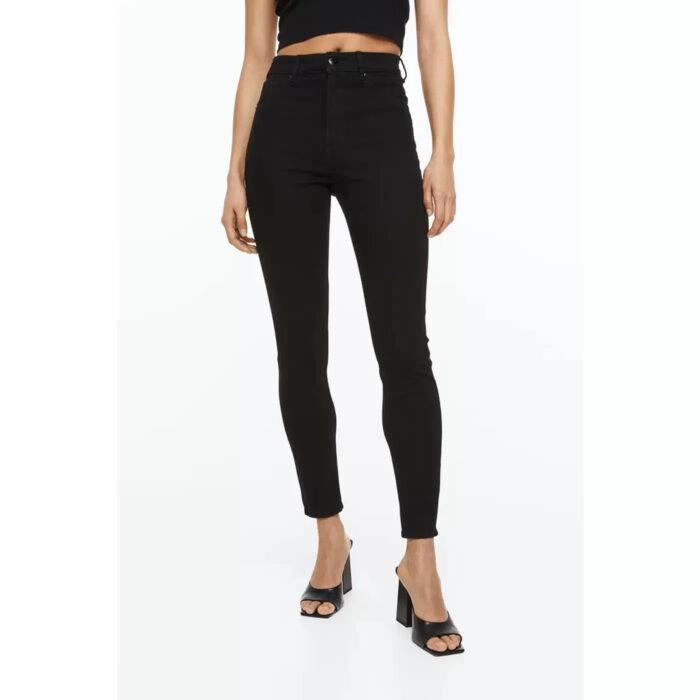 H&M High Rise Black Skinny Jeans