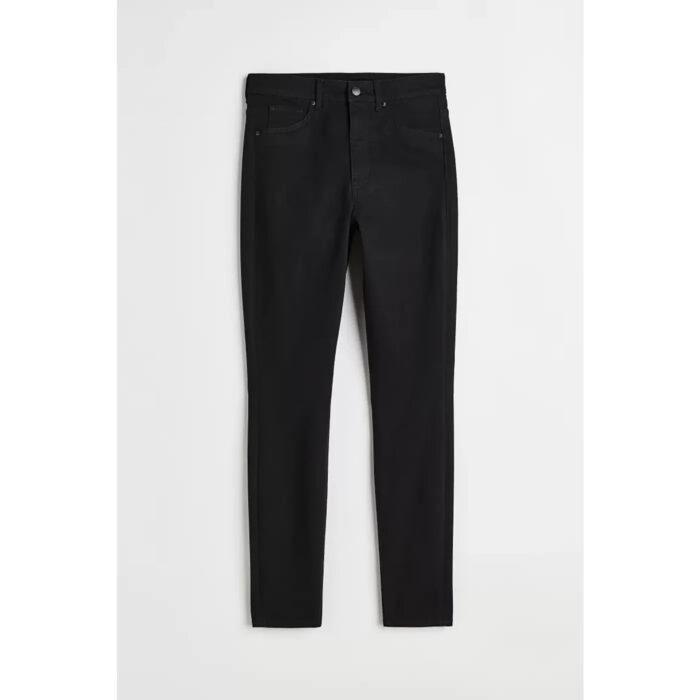 H&M High Rise Black Skinny Jeans