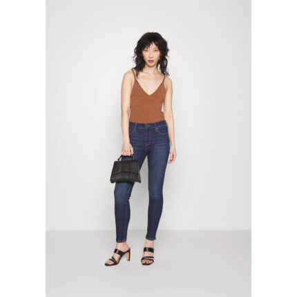 B.R High Rise Dark Wash Skinny Jeans