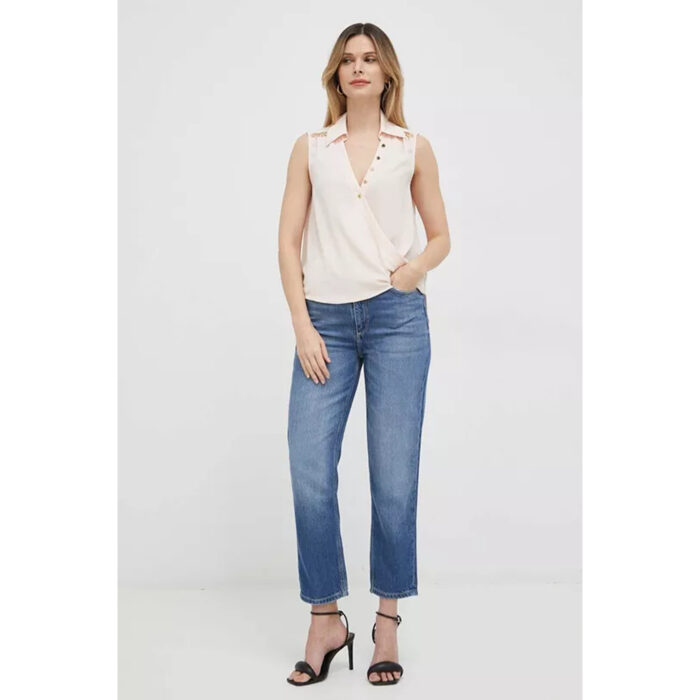 Guess High Rise Tapered Mom Jeans