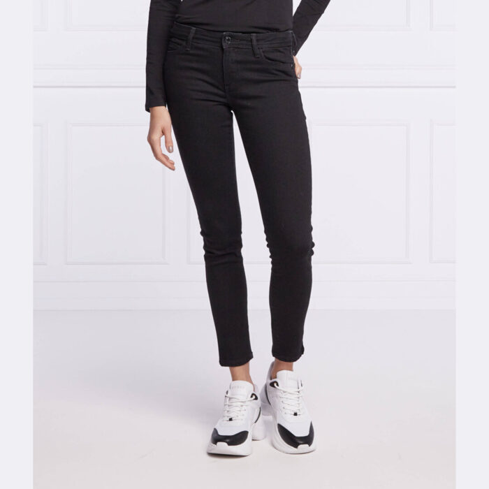 Guess Black Low Rise Power Skinny Jeans