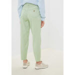 Guess Light Green Andrea Barrel Relaxed Mom Jeans