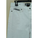 DKNY Rivington Slim Straight White Jeans