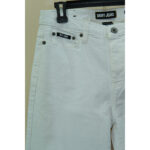 DKNY Rivington Slim Straight White Jeans