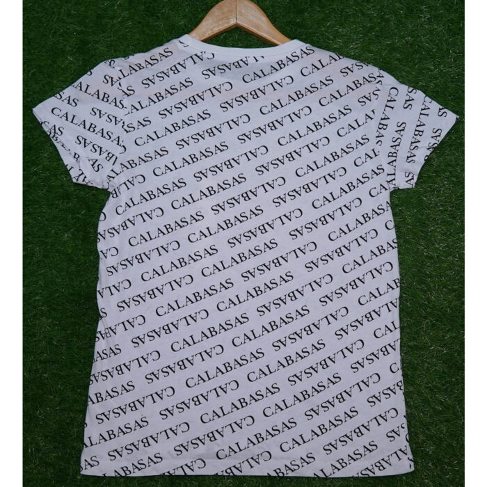 Pri Mark Printed White Printed T Shirt