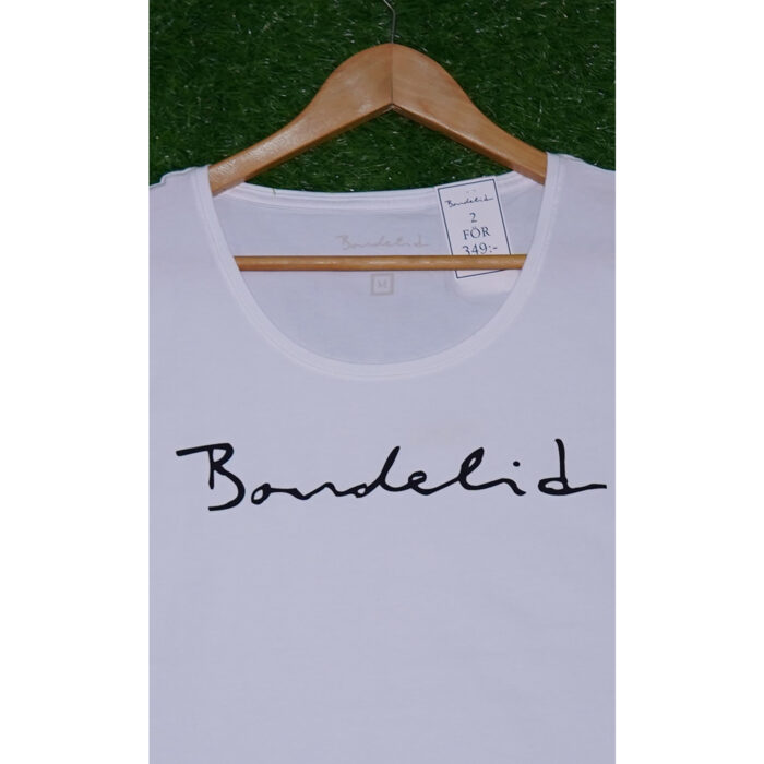 Banderid White Logo Printed T Shirt