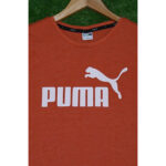 PUMA Classic Orange Logo T Shirt