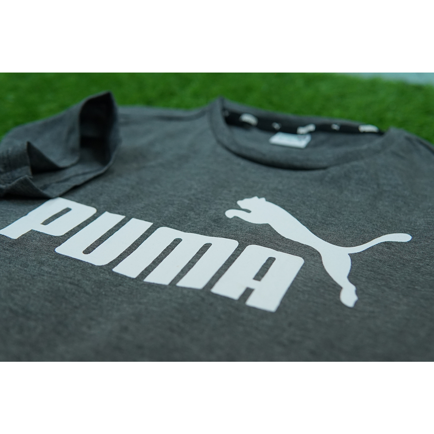 PUMA Classic Logo Dark Grey Shirt T