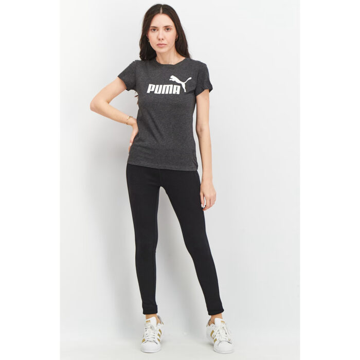 PUMA Classic Dark Grey Logo T Shirt