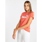 PUMA Classic Orange Logo T Shirt