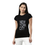 Cutter & Buck NYC Blac Printed T Shirt