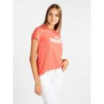 PUMA Classic Orange Logo T Shirt