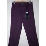 Guess Maroon Soft Skinny Mid Curve X Jeans