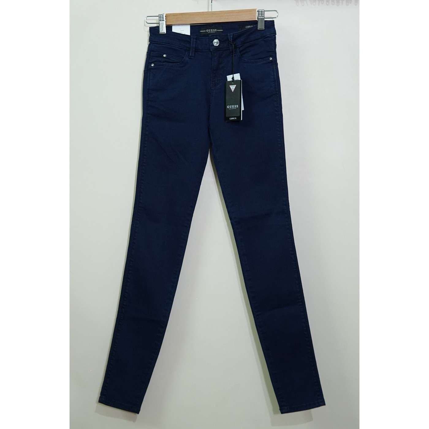 Guess Ink Blue Soft Skinny Mid Curve X Jeans