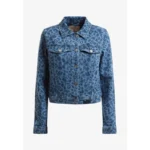 Guess Eco Leopard Denim Jacket