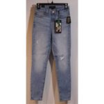 Rachel Roy Light Blue Skinny Ripped Jeans