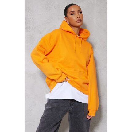 Mustard Basic Fleece Hoodie