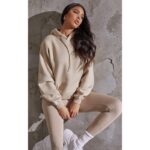 Sand Basic Fleece Hoodie